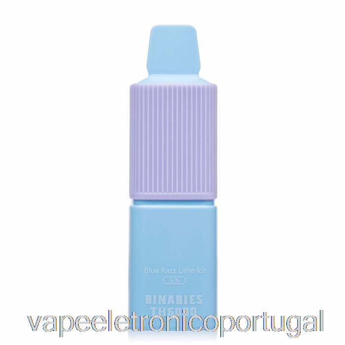 Vape Eletrônico Horizonte Binários Th6000 Descartável Azul Razz Lime Ice